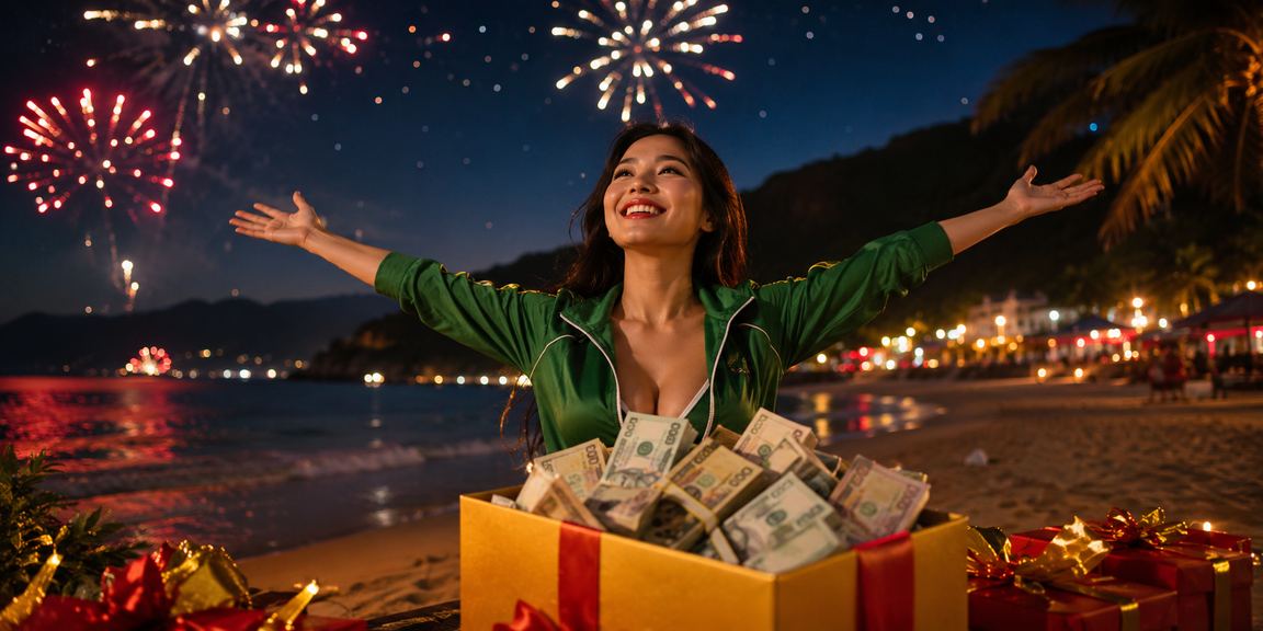 Người dùng tại Côn Đảo xem kèo cá cược trên bãi biển qua điện thoại